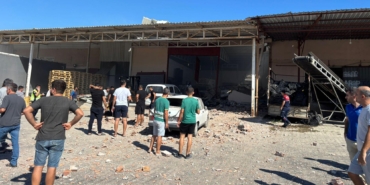 Antalya’da, toptancı halindeki iş yerinde patlama