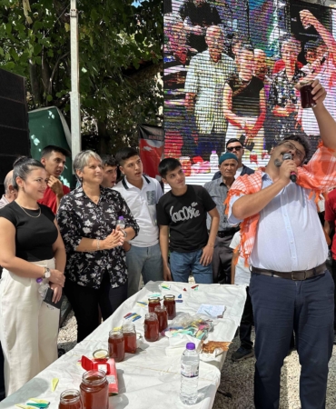 Finike’de Ernez Bal Festivali; 700 gram balı 30 saniyede yedi