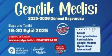 Büyükşehir Gençlik Meclisine başvurular başladı