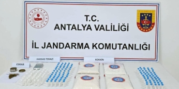 Antalya’da 4 kilo 830 gram kokain ele geçirildi