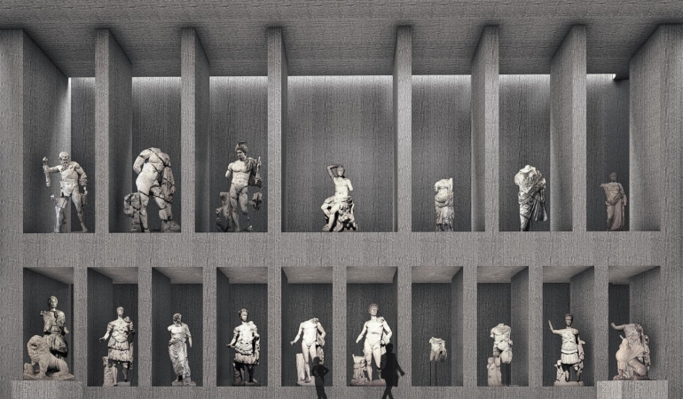 Tarihi eserler yeni müzeyle depolardan kurtuluyor