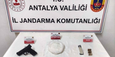 Gazipaşa’da uyuşturucu ve kaçak silah operasyonu
