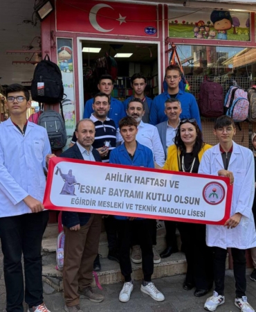 Ahilik Haftası’nda esnaf ziyareti