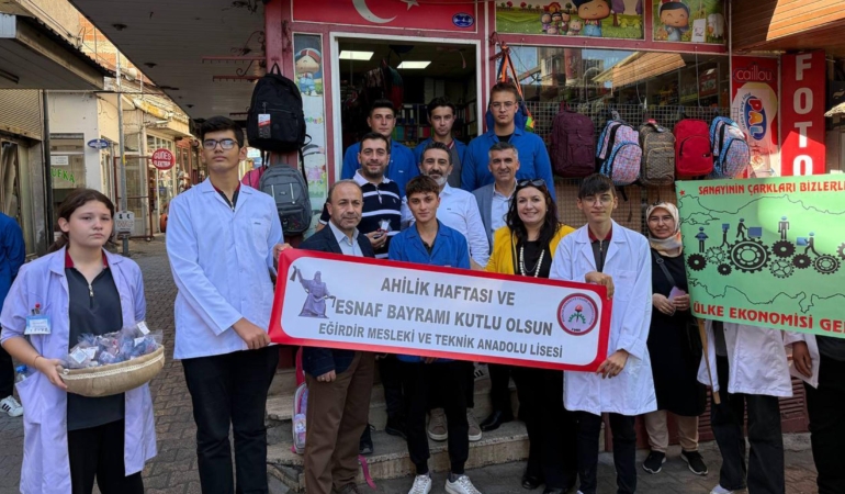 Ahilik Haftası’nda esnaf ziyareti