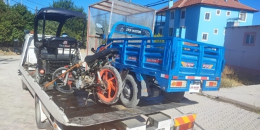 Jandarmadan motosiklet denetimi