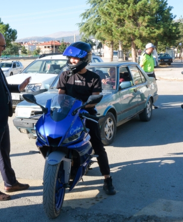 Yalvaç’ta trafik denetimi