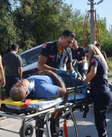 Serik’te kaza: 2 yaralı