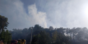 Antalya’da orman yangını kontrol altına alındı, 10 hektar alan zarar gördü (2)