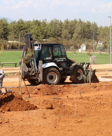 Edip Akbayram Duacı Gençlik Parkı’nda kurakçıl peyzaj düzenlemesi