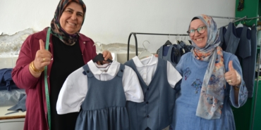 ‘Okulumuzun Kıyafetini Okulumuzda Üretiyoruz’ projesi