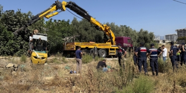 Forklift şarampole devrildi: 1 ölü