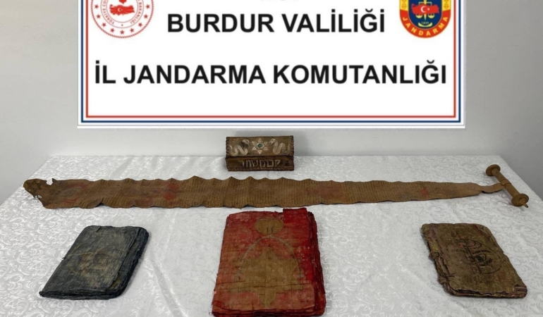 Bucak’ta tarihi eser operasyonu