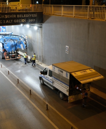 ASAT’tan alt geçitlerde gece mesaisi