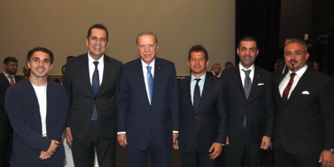 CUMHURBAŞKANI ERDOĞAN ANTALYASPOR HEYETİYLE BULUŞTU