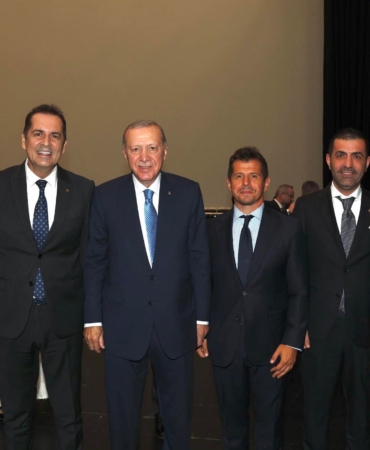 CUMHURBAŞKANI ERDOĞAN ANTALYASPOR HEYETİYLE BULUŞTU