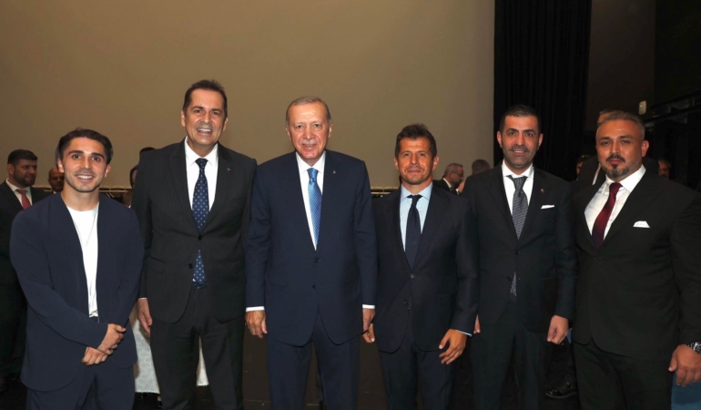 CUMHURBAŞKANI ERDOĞAN ANTALYASPOR HEYETİYLE BULUŞTU