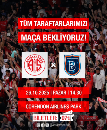 Tribünleri Doldur, Antalyaspor’a Güç Ver!