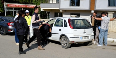 Polisten asayiş, narkotik ve trafik denetimi