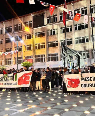 Burdur’dan Sumud’a destek