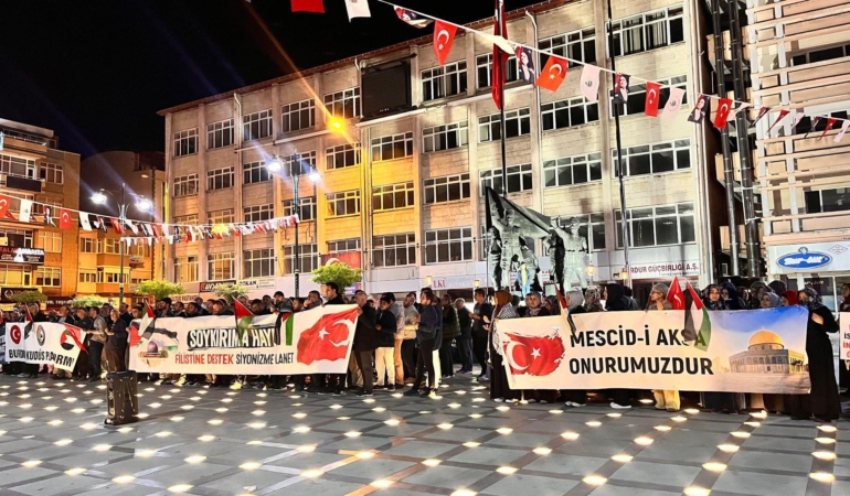 Burdur’dan Sumud’a destek