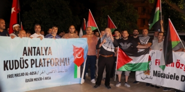 Antalya’da Küresel Sumud Filosu’na destek