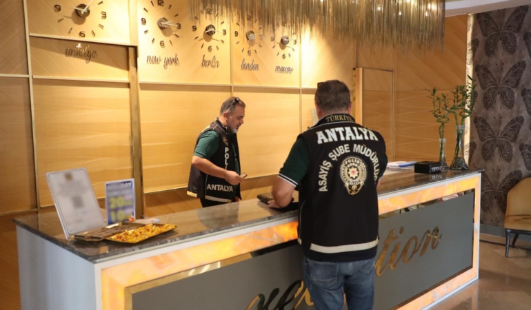 Antalya’da günübirlik konaklama yerleri denetlendi