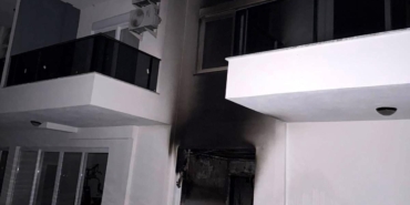 Sitedeki sauna ve hamamda yangın