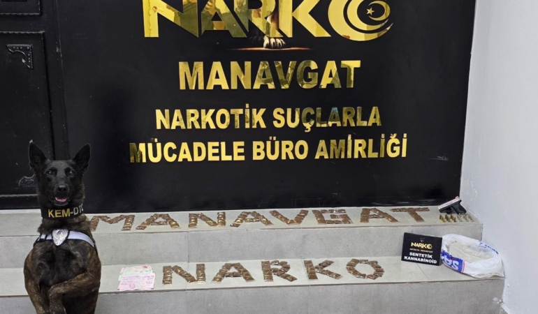 Manavgat’ta uyuşturucu operasyonu