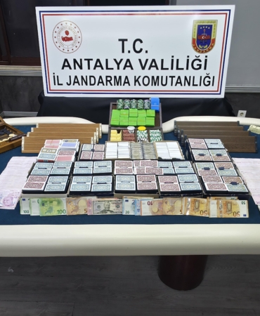 Manavgat’ta yasa dışı kumar operasyonu