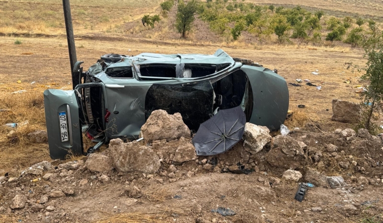 Burdur’da kaza: 5 yaralı