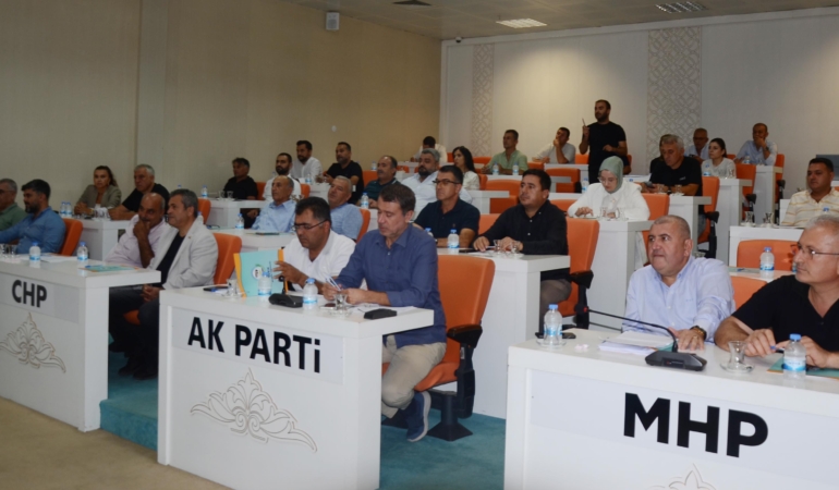 Serik Belediyesi’nde ekim meclisi