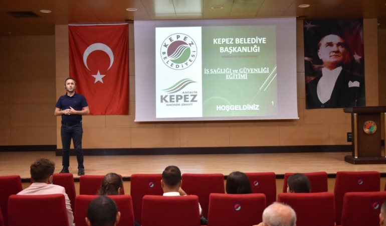 Kepez’den iş güvenliği eğitimi