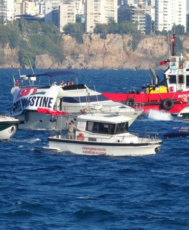 Antalya’da Gazze’ye destek