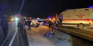 Otobüsle çarpışan otomobilin sürücüsü hayatını kaybetti