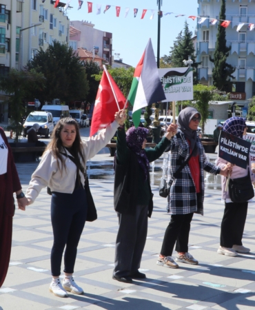 Burdur’da sessiz çığlık eylemi