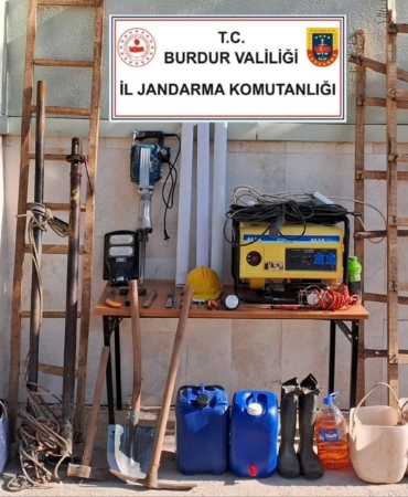 Jandarmadan kaçak kazı operasyonları