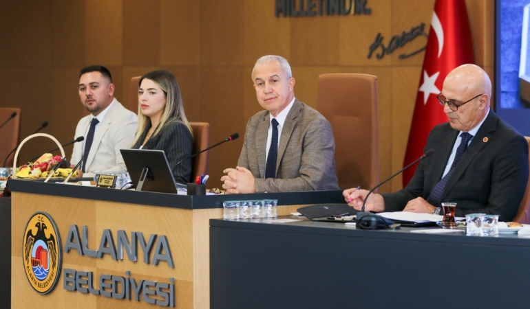Alanya Belediyesi’nde ekim meclisi