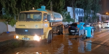 Alanya’da sağanak etkili oldu