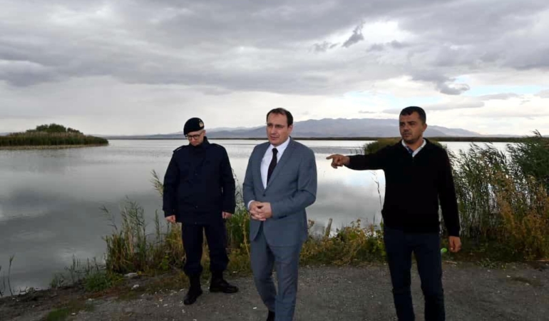 Eber Gölü’nde inceleme