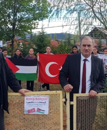 Gazze için ‘barış bahçesi’ kurdu