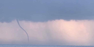 Alanya’da denizde hortum