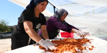 Kadın kooperatiflerinde kış hazırlığı