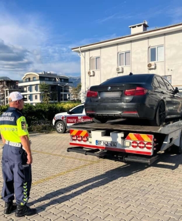 Otomobille drifte ceza