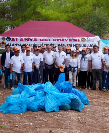 Alanya’da kale temizliği