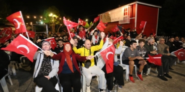 Milli maç heyecanı Dokumapark’ta yaşandı