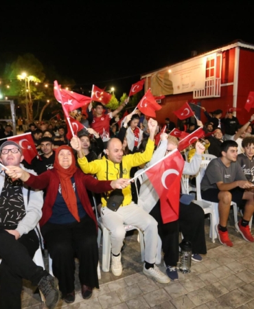 Milli maç heyecanı Dokumapark’ta yaşandı