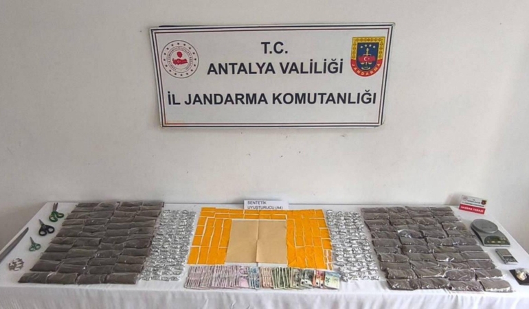 Alanya’da uyuşturucu operasyonu