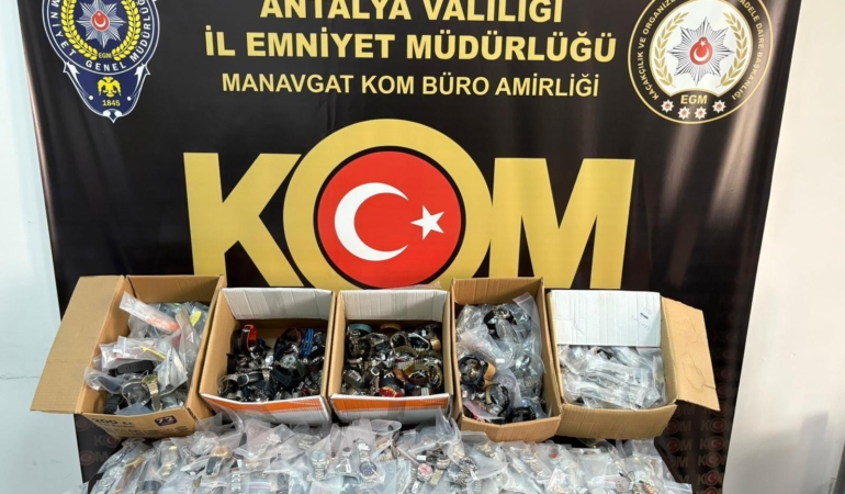 Antalya KOM’dan kaçakçılık operasyonları