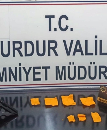 Burdur’da uyuşturucu operasyonu