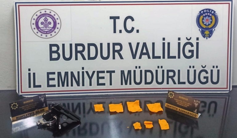 Burdur’da uyuşturucu operasyonu
